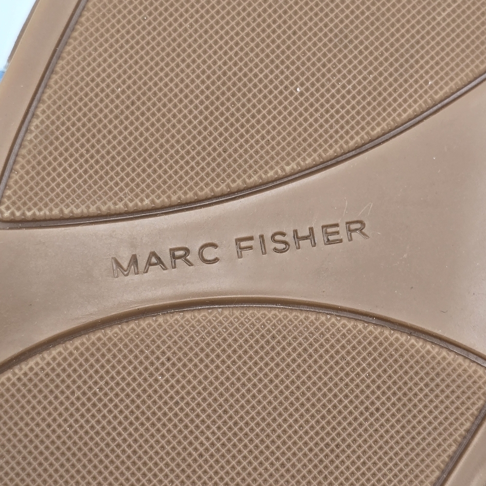 NWOT Marc Fisher Lasket Flat Slide Sandals, Surf Blue, Women's 5.5M - Picture 12 of 12